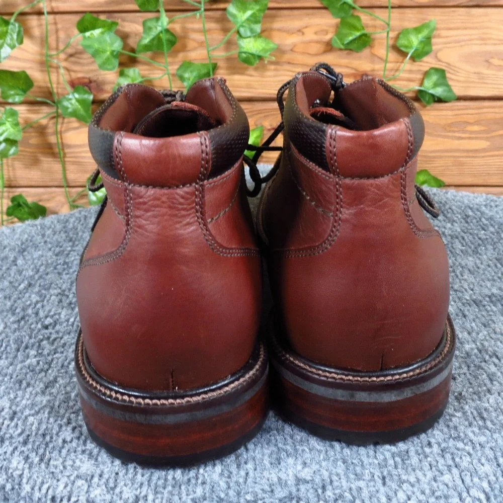 Johnston & Murphy 1850 Mens Chukka Boots Size 9.5 Dress Brown Leather 27-1263
